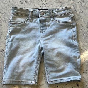 Girls DKNY denim shorts